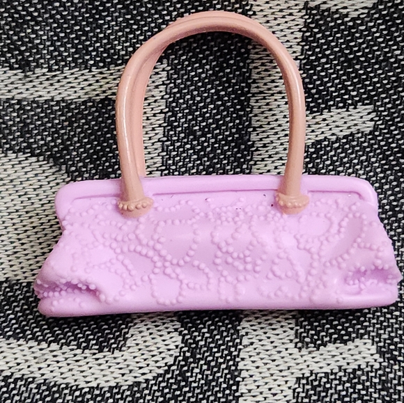 2006 Mattel My Scene Year of Style Chelsea Pink & Orange Butterfly Purse Bag - Picture 5 of 11